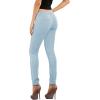 imageHybrid ampamp Company Womens Butt Lift Super Comfy Stretch Ripped Skinny JeansRippedlight Wash