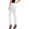 imageHybrid ampamp Company Womens Butt Lift Super Comfy Stretch Ripped Skinny JeansRippedwhite