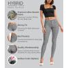 imageHybrid ampamp Company Womens Hyper Ultra Stretch Comfy Skinny Leg Work Casual PantsBlackwhite669