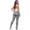 imageHybrid ampamp Company Womens Hyper Ultra Stretch Comfy Skinny Leg Work Casual PantsBlackwhite672