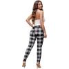 imageHybrid ampamp Company Womens Hyper Ultra Stretch Comfy Skinny Leg Work Casual PantsBlackwhite679