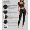 imageHybrid ampamp Company Womens Hyper Ultra Stretch Comfy Skinny Leg Work Casual PantsBlackwhitep44897sk
