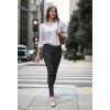 imageHybrid ampamp Company Womens Hyper Ultra Stretch Comfy Skinny Leg Work Casual PantsCharcoalblack2626bkchr