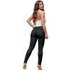 imageHybrid ampamp Company Womens Hyper Ultra Stretch Comfy Skinny Leg Work Casual PantsCharcoalblack2626bkchr