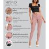 imageHybrid ampamp Company Womens Hyper Ultra Stretch Comfy Skinny Leg Work Casual PantsDusty Rose
