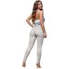 imageHybrid ampamp Company Womens Hyper Ultra Stretch Comfy Skinny Leg Work Casual PantsLight Grey