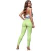imageHybrid ampamp Company Womens Hyper Ultra Stretch Comfy Skinny Leg Work Casual PantsLime