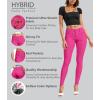 imageHybrid ampamp Company Womens Hyper Ultra Stretch Comfy Skinny Leg Work Casual PantsNeon Fuchsia