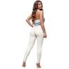imageHybrid ampamp Company Womens Hyper Ultra Stretch Comfy Skinny Leg Work Casual PantsOffwhite