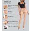 imageHybrid ampamp Company Womens Hyper Ultra Stretch Comfy Skinny Leg Work Casual PantsPeach