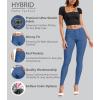 imageHybrid ampamp Company Womens Hyper Ultra Stretch Comfy Skinny Leg Work Casual PantsPowderblue