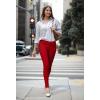 imageHybrid ampamp Company Womens Hyper Ultra Stretch Comfy Skinny Leg Work Casual PantsRed