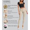 imageHybrid ampamp Company Womens Hyper Ultra Stretch Comfy Skinny Leg Work Casual PantsStone