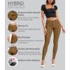 imageHybrid ampamp Company Womens Hyper Ultra Stretch Comfy Skinny Leg Work Casual PantsTobacco