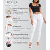 imageHybrid ampamp Company Womens Hyper Ultra Stretch Comfy Skinny Leg Work Casual PantsWhite