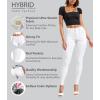 imageHybrid ampamp Company Womens Hyper Ultra Stretch Comfy Skinny Leg Work Casual PantsWhitep44880csk