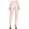 imageHybrid ampamp Company Womens Skinny Fashion High Rise Wet Look Liquid Leggings PantsBlushl44974
