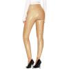 imageHybrid ampamp Company Womens Skinny Fashion High Rise Wet Look Liquid Leggings PantsGoldl44974