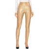 imageHybrid ampamp Company Womens Skinny Fashion High Rise Wet Look Liquid Leggings PantsGoldl44974