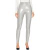 imageHybrid ampamp Company Womens Skinny Fashion High Rise Wet Look Liquid Leggings PantsGrayl44974
