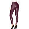 imageHybrid ampamp Company Womens Skinny Fashion High Rise Wet Look Liquid Leggings PantsWinel44974
