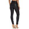 imageHybrid ampamp Company Womens Skinny Stretch Fashion Casual Faux Leather PantsBlack