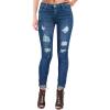 imageHybrid ampamp Company Womens Butt Lift Super Comfy Stretch Ripped Skinny JeansRippedmedium Was