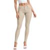 imageHybrid ampamp Company Womens Hyper Ultra Stretch Comfy Skinny Leg Work Casual PantsStone