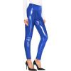 imageHybrid ampamp Company Womens Skinny Fashion High Rise Wet Look Liquid Leggings PantsRoyall44974