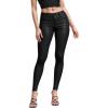 imageHybrid ampamp Company Womens Skinny Stretch Fashion Casual Faux Leather PantsBlack