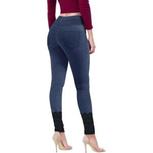 imageHybrid ampamp Company Womens Butt Lift Super Comfy Stretch Ripped Skinny JeansLaceindigo