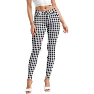 imageHybrid ampamp Company Womens Hyper Ultra Stretch Comfy Skinny Leg Work Casual PantsBlackwhite672