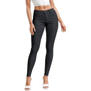 imageHybrid ampamp Company Womens Hyper Ultra Stretch Comfy Skinny Leg Work Casual PantsCharcoalblack2626bkchr