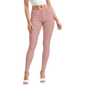 imageHybrid ampamp Company Womens Hyper Ultra Stretch Comfy Skinny Leg Work Casual PantsDusty Rose