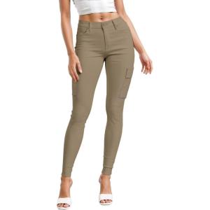 imageHybrid ampamp Company Womens Hyper Ultra Stretch Comfy Skinny Leg Work Casual PantsKhakip44880csk