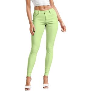 imageHybrid ampamp Company Womens Hyper Ultra Stretch Comfy Skinny Leg Work Casual PantsLime