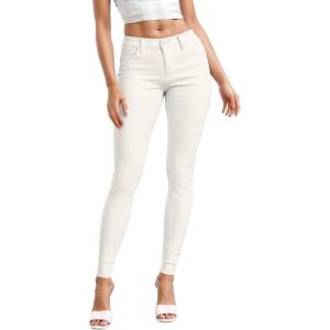 imageHybrid ampamp Company Womens Hyper Ultra Stretch Comfy Skinny Leg Work Casual PantsOffwhite