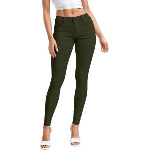 imageHybrid ampamp Company Womens Hyper Ultra Stretch Comfy Skinny Leg Work Casual PantsOlive