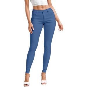 imageHybrid ampamp Company Womens Hyper Ultra Stretch Comfy Skinny Leg Work Casual PantsPowderblue