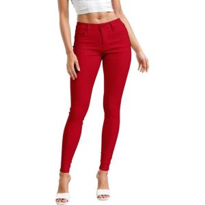 imageHybrid ampamp Company Womens Hyper Ultra Stretch Comfy Skinny Leg Work Casual PantsRed
