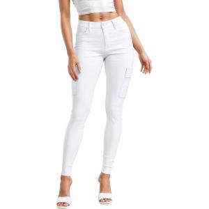 imageHybrid ampamp Company Womens Hyper Ultra Stretch Comfy Skinny Leg Work Casual PantsWhitep44880csk