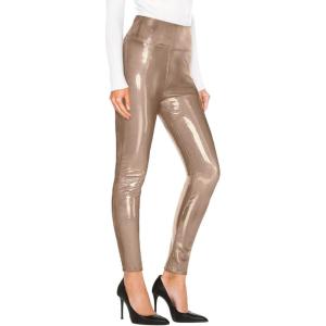 imageHybrid ampamp Company Womens Skinny Fashion High Rise Wet Look Liquid Leggings PantsBronzel44974