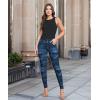 imageHybrid ampamp Company Womens Butt Lift V3 Super Comfy Stretch DenimPantsnavyca