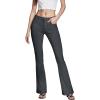 imageHybrid ampamp Company Womens Hyper Ultra Stretch Comfy Boot Cut Leg Flare Work Casual PantsCharcoal