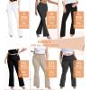 imageHybrid ampamp Company Womens Hyper Ultra Stretch Comfy Boot Cut Leg Flare Work Casual PantsFuchsia