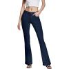 imageHybrid ampamp Company Womens Hyper Ultra Stretch Comfy Boot Cut Leg Flare Work Casual PantsNavy