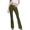 imageHybrid ampamp Company Womens Hyper Ultra Stretch Comfy Boot Cut Leg Flare Work Casual PantsOlive
