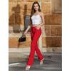 imageHybrid ampamp Company Womens Hyper Ultra Stretch Comfy Boot Cut Leg Flare Work Casual PantsRed