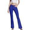 imageHybrid ampamp Company Womens Hyper Ultra Stretch Comfy Boot Cut Leg Flare Work Casual PantsRoyal