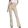 imageHybrid ampamp Company Womens Hyper Ultra Stretch Comfy Boot Cut Leg Flare Work Casual PantsStone